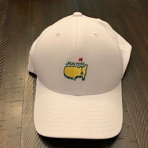 White NWT Masters 2022 Performance adjustable snapback hat